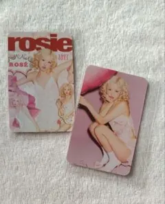 BLACKPINK　ロゼ　ROSE トレカ 韓国限定 2枚セット No.307