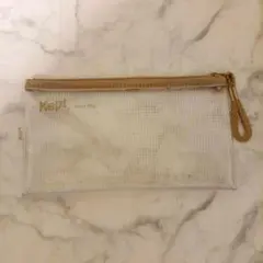 Kept 透明筆箱 ペンケース ベージュ