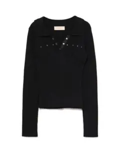 Lindsay logo tops color ブラック