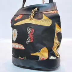 【サルヴァトーレフェラガモ】ヴィンテージ マルチカラー ショルダーバッグ トート