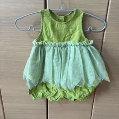 ティンカーベル　フリル付きロンパース