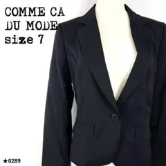 COMME CA DU MODE テーラードジャケット ブラック 7 0289★のサムネイル