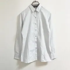 スーツセレクト【M】コットンシャツ　ワイシャツ　長袖　綿　無地　メンズ　シンプル