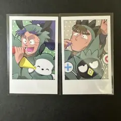 忍たま アモカフェ サンリオコラボ パシャカード 七松 中在家 セット