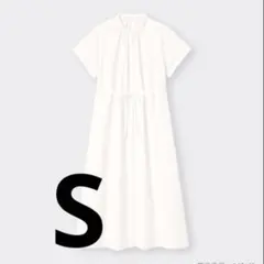 GU 半袖シャツワンピース S