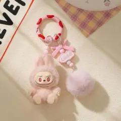 ✳︎お顔が可愛い✳︎ LABUBU キーホルダー キーリング