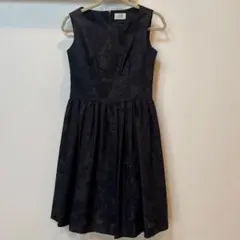 ef-deフォーマルワンピース 9号 ネイビー セレモニー 入学式 結婚式 美品