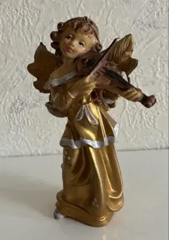 ☆ 天使 バイオリン 立像 エンジェル像 アンティーク 天使像 Amazon.co