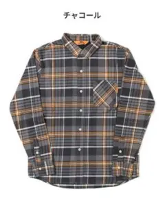 KRIFF MAYER チャコール チェックシャツ Lサイズ