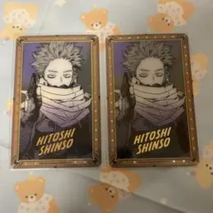 心操人使 ヒロアカ 原画展 箔押しクリアカード - 일본구매대행 직구 재팬잉