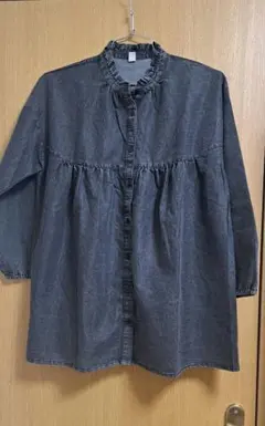 r.p.s　長袖シャツ フリル付き　ギャザーブラウス