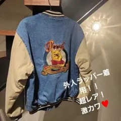 本日限りXXXTENTACION着用 90s Disney プーさん スタジャン - メルカリ