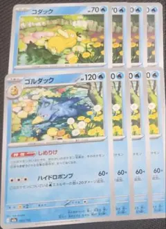 コダック 4枚 しめりけ ゴルダック 4枚　か