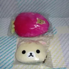 리락쿠마 いちごビーズクッション 코리락쿠마 コインケース