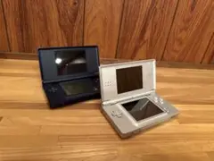 （ジャンク）ニンテンドーDS Lite ネイビー&シルバー