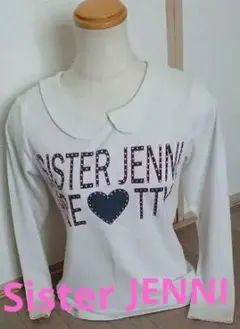 JENNI　150サイズ　　襟付きホワイトロンTのサムネイル
