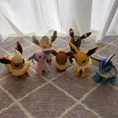 ポケモンセンター ブイズ6匹セット ぬいぐるみ おすわりポーズ - メルカリ