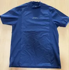 サタデイズニューヨークシティ　モックネックtシャツ　ゴルフ　ネイビー　Lサイズ