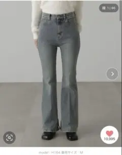FREE'S MART 内スリットベルボトムデニムパンツのサムネイル