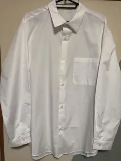 【新品】GU ブロードリラックスシャツ　ホワイト　L