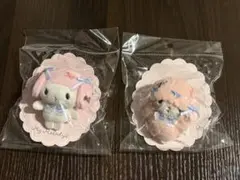 マイメロ 白いちごのティータイム ブローチ メイドブローチ - メルカリ