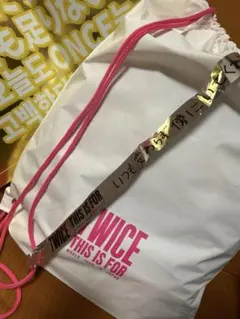 TWICE 東京ドーム アプグレグッズ 銀テ スローガン