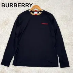 【未使用級】BURBERRY　長袖トップス　ロンT　ノバチェック　現行 Mサイズ