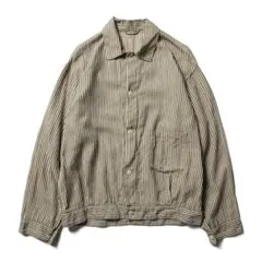 COMOLI ストライプブルゾン 22ss サイズ3のサムネイル