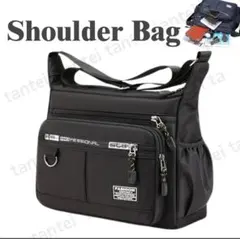 【早い者勝ち】ショルダーバッグ 多機能＆多収納 ユニセックス 軽量 大容量