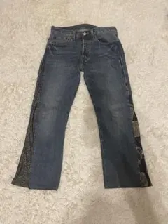 【k.t.r】LEVI’S リメイク フレア デニムパンツ 再構築 再構築 リメイク LEVI'S リーバイス フレア デニム パンツ