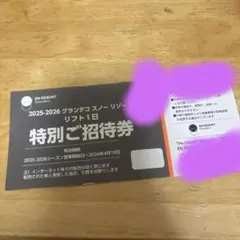 2026年最新】グランデコリフト券の人気アイテム - メルカリ