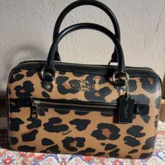 vintage coach 2way leopard bag F15520 | Mercari