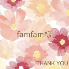 【famfam様】