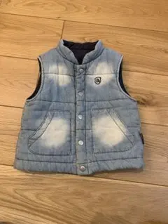 アプレレクールデニムダウンベスト