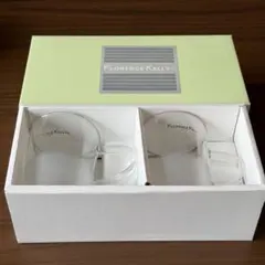 【新品】FLORENCE KELLY 耐熱ガラスコップ 2個セット