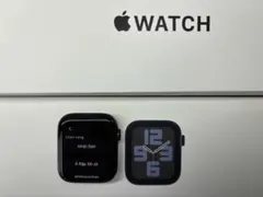 Apple Watch SE 44ミリ　第二世代　ブラック　アルミニウム