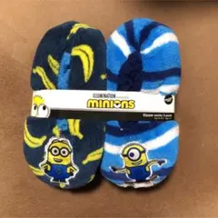 もこもこ◆ユニバ USJ ミニオンズ スリッパソックス◆ルームシューズ キッズ