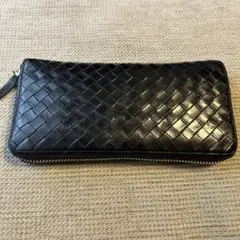 BEAMS HEARTビームスハート 長財布 ラウンドファスナー　ブラック