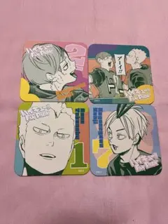 ハイキュー　ファンパーク　アートコースター　青根　二口　黄金川　伊達工