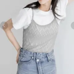 ローリーズファーム レイヤードレースキャミ