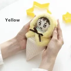 Appel Toi アペルトワ【イエロー】ミニぬいポンチョ キーホルダー 黄色