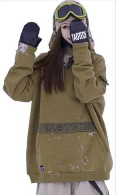 1度のみ TaoTech スウェット パーカー トレーナー スノボ ウェア裏起毛
