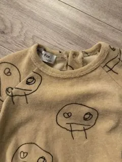 Anor Fox ベージュロンパース 1-2y