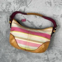 COACH コーチ ホーボー ハンドバッグ マルチカラー