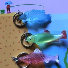 キーホルダー　お魚おまとめ3点セット　　E