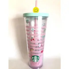 スターバックス 韓国 バレンタイン コールドカップ タンブラー ホルダー付 海外