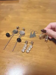 ピアス4点セット 多様なデザイン