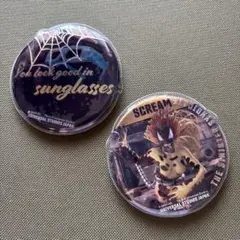 値下げしました！【USJ】スパイダーマン スクリーム 缶バッジ 2個セット