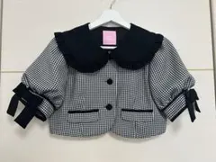 Honey Cinnamon 袖リボン配色セットアップ