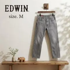 EDWIN エドウィン 503 デニム M グレー 日本製 ストレート 色落ち感